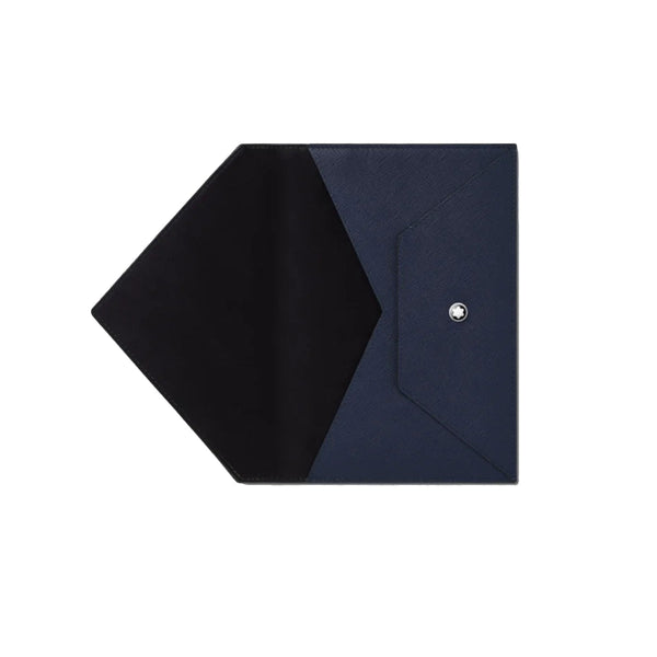 Pochette enveloppe Montblanc Sartorial #146, couleur ink blue