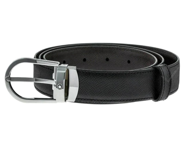 Ceinture affaires noire à couper selon la taille