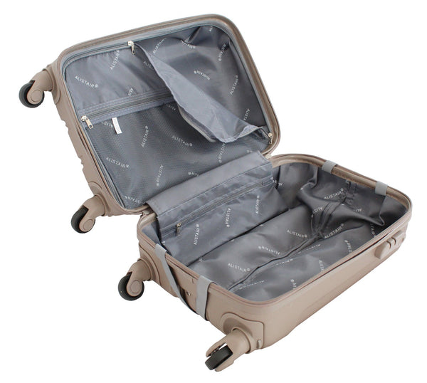 Alistair « Airo » Set de 4 Valises 52cm-55cm-65cm-75cm + Vanity – Champagne