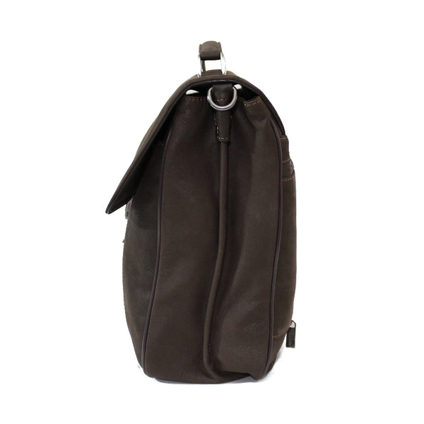 Cartable 2 Soufflets Cadwell Marron