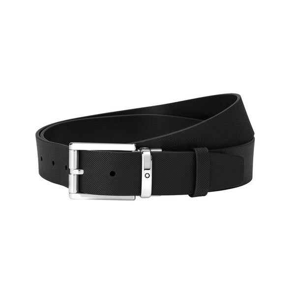 Ceinture de 35 mm en cuir noir