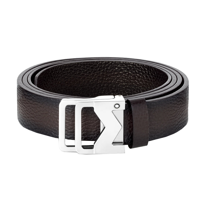 Ceinture en cuir sfumato boucle M 35 mm