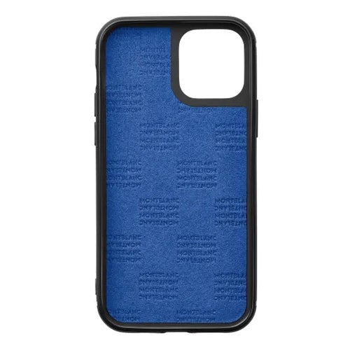 Coque Rigide Montblanc Sartorial Noir Saffiano pour iPhone 13 Pro